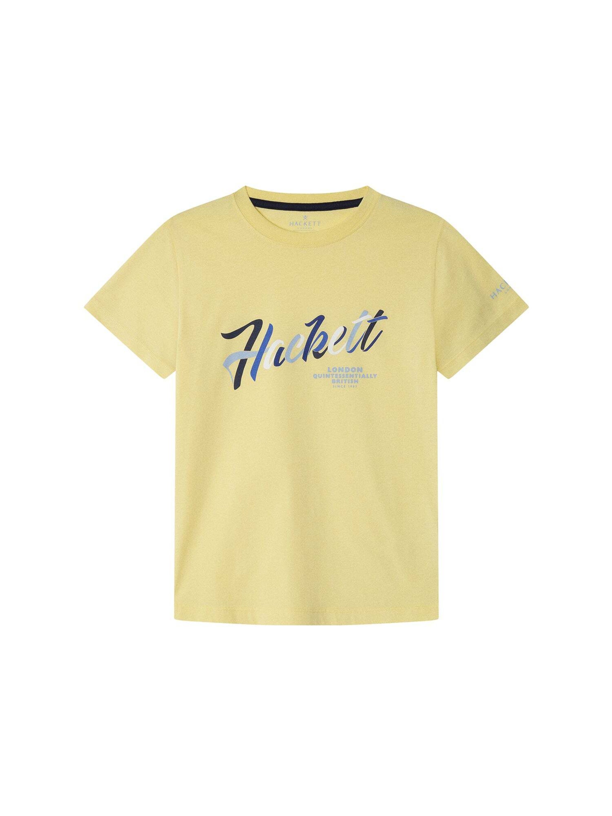 Hackett London T-Shirt in Gelb: Vorderseite