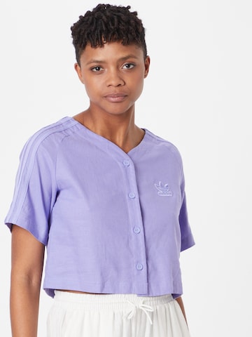 ADIDAS ORIGINALS Bluse in Lila: predná strana