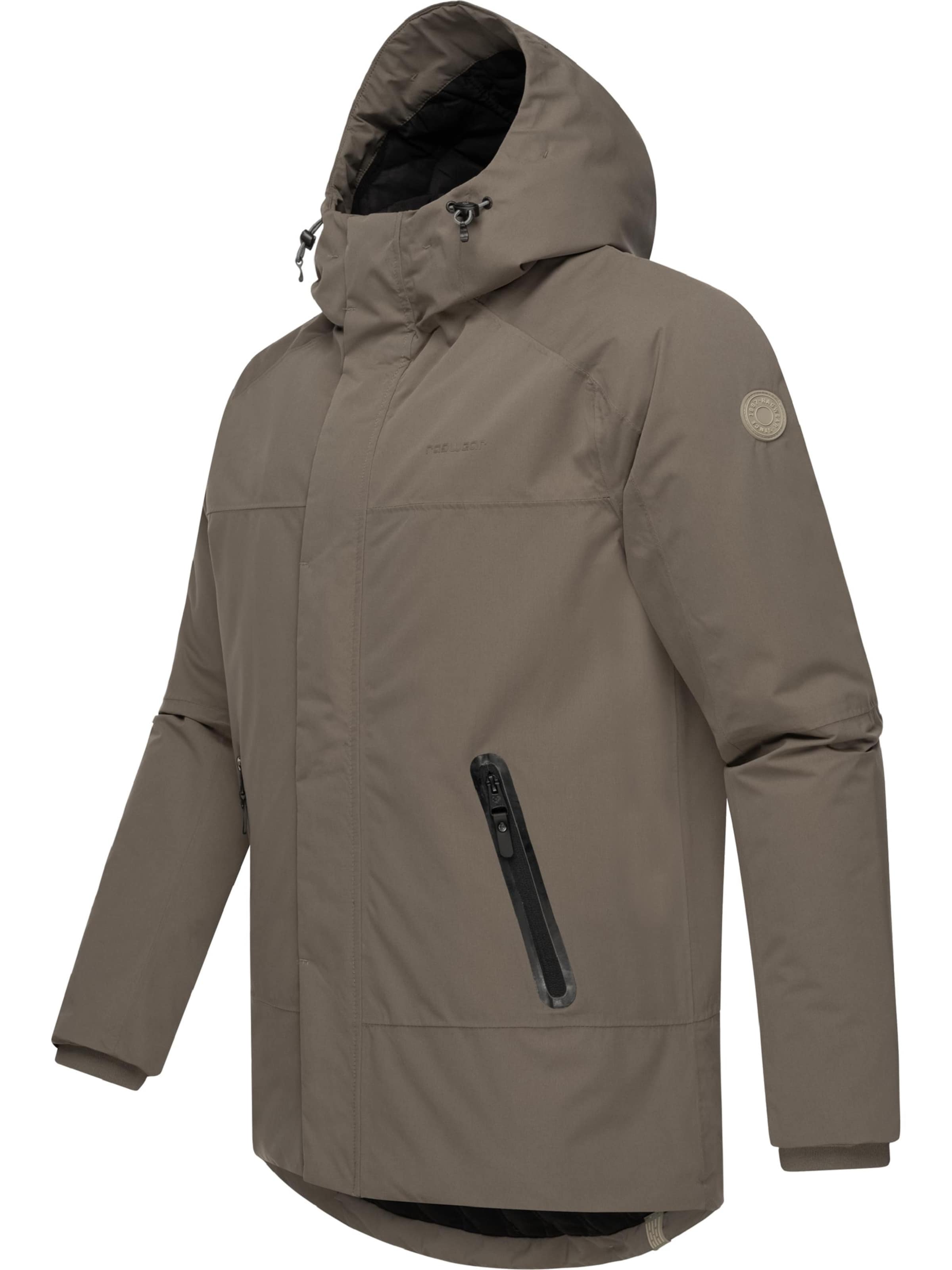 Ragwear Winter Jacket 'Hatar' in Brown