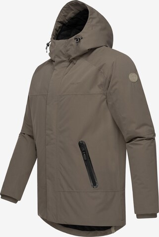 Ragwear Weatherproof jacket 'Hatar' in Brown