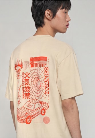 EDWIN T-Shirt 'Tokyo Sabotage' in Beige