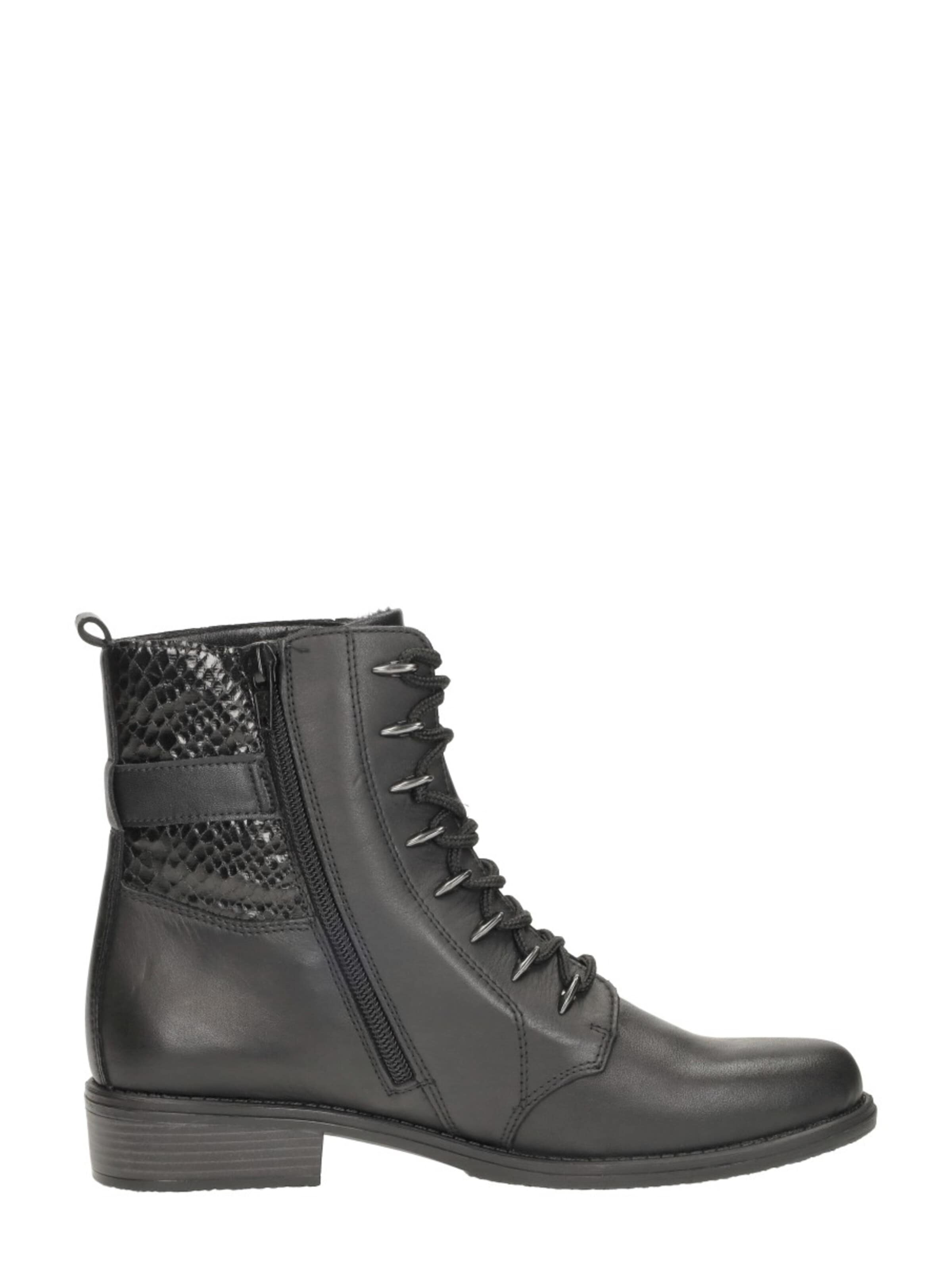 REMONTE Lace-up bootie in Black