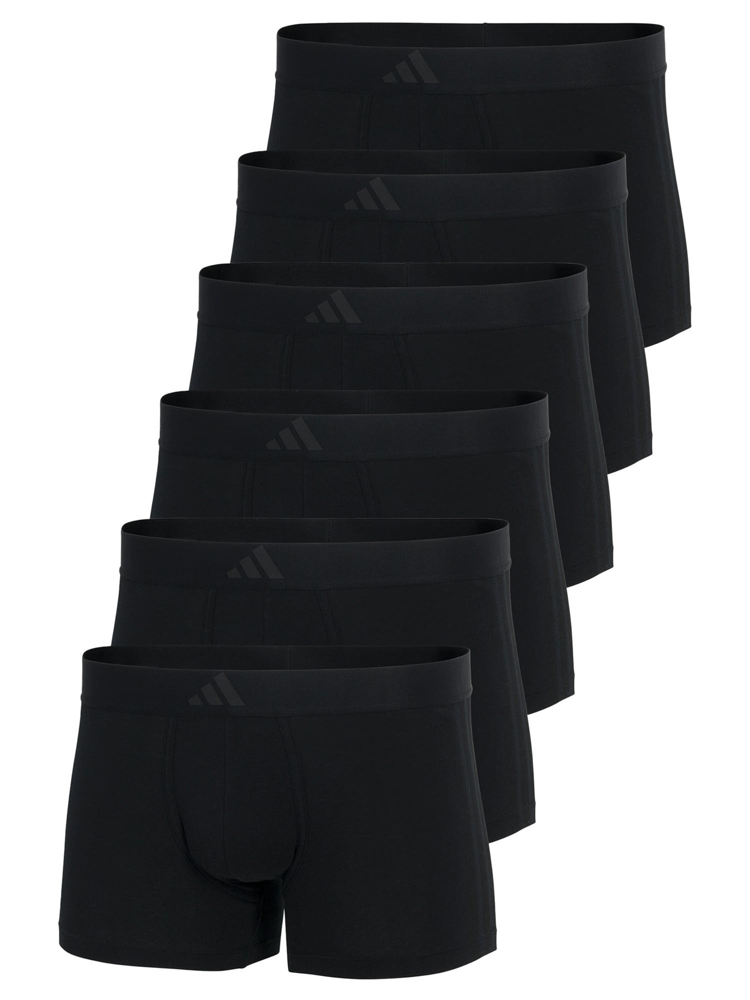 ADIDAS SPORTSWEAR Boxer shorts 'Active Flex Cotton 3 Stripes' in Black: front