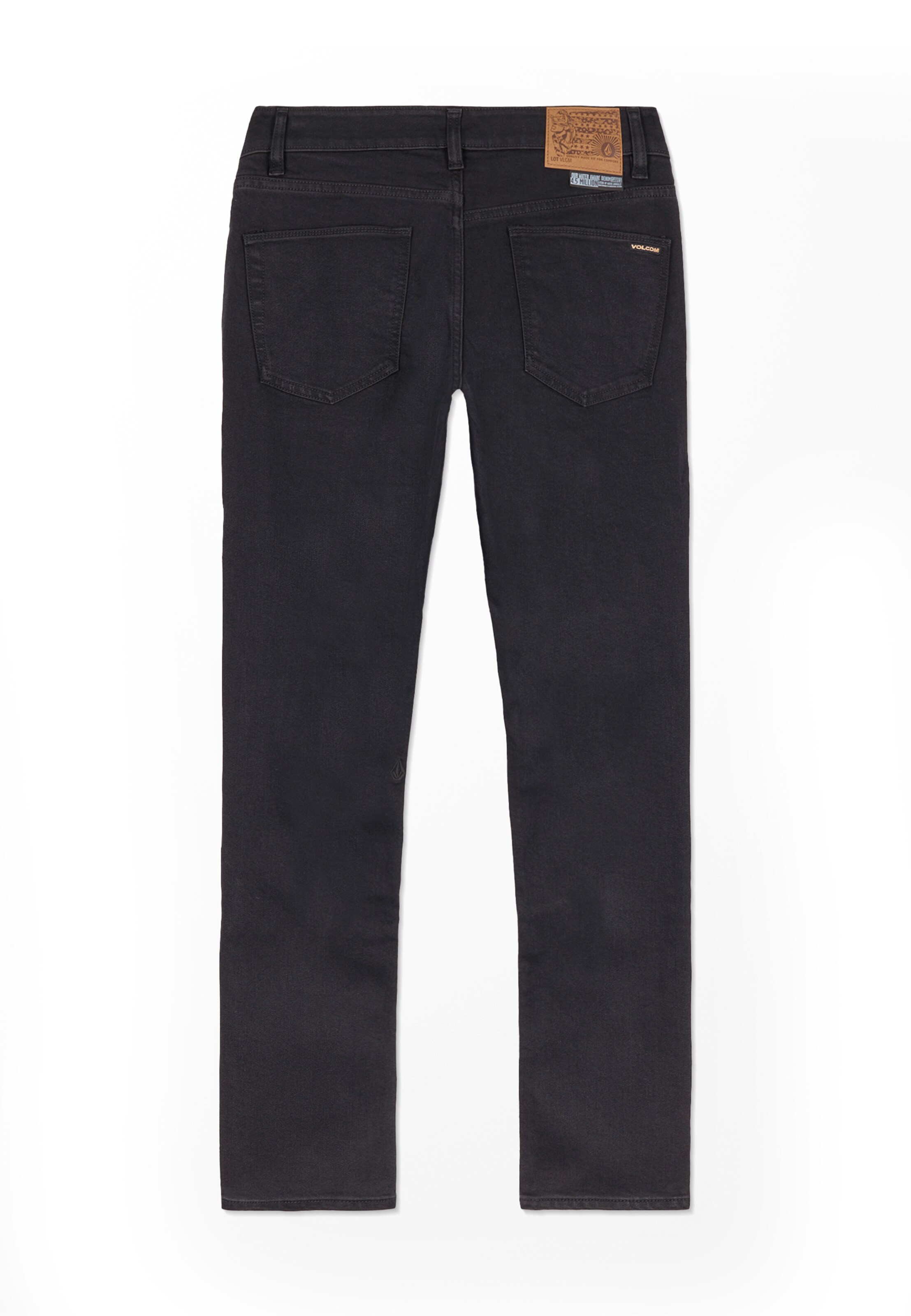 Volcom Regular Jeans '2X4' in Schwarz