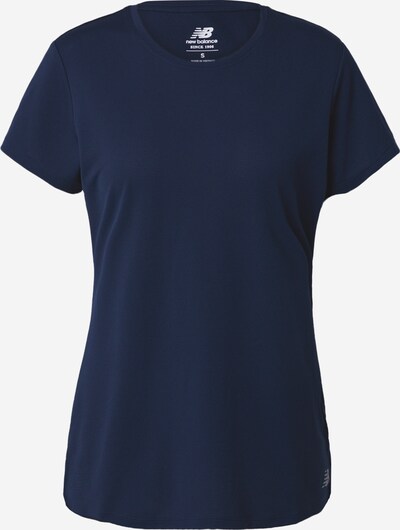 new balance Camiseta funcional en azul noche / gris claro, Vista del producto