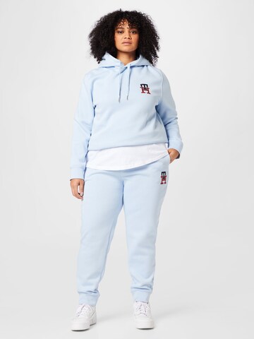 Effilé Pantalon Tommy Hilfiger Curve en bleu