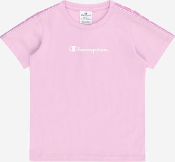 T-Shirt Champion Authentic Athletic Apparel en rose : devant