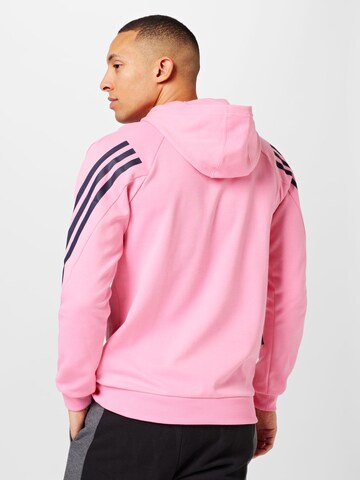 ADIDAS SPORTSWEAR Athletic Sweatshirt 'Future Icons 3-Stripes' in Pink