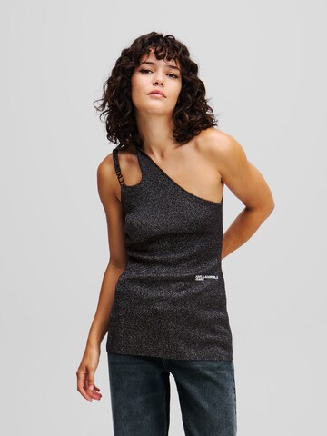Top di KARL LAGERFELD JEANS in nero: frontale