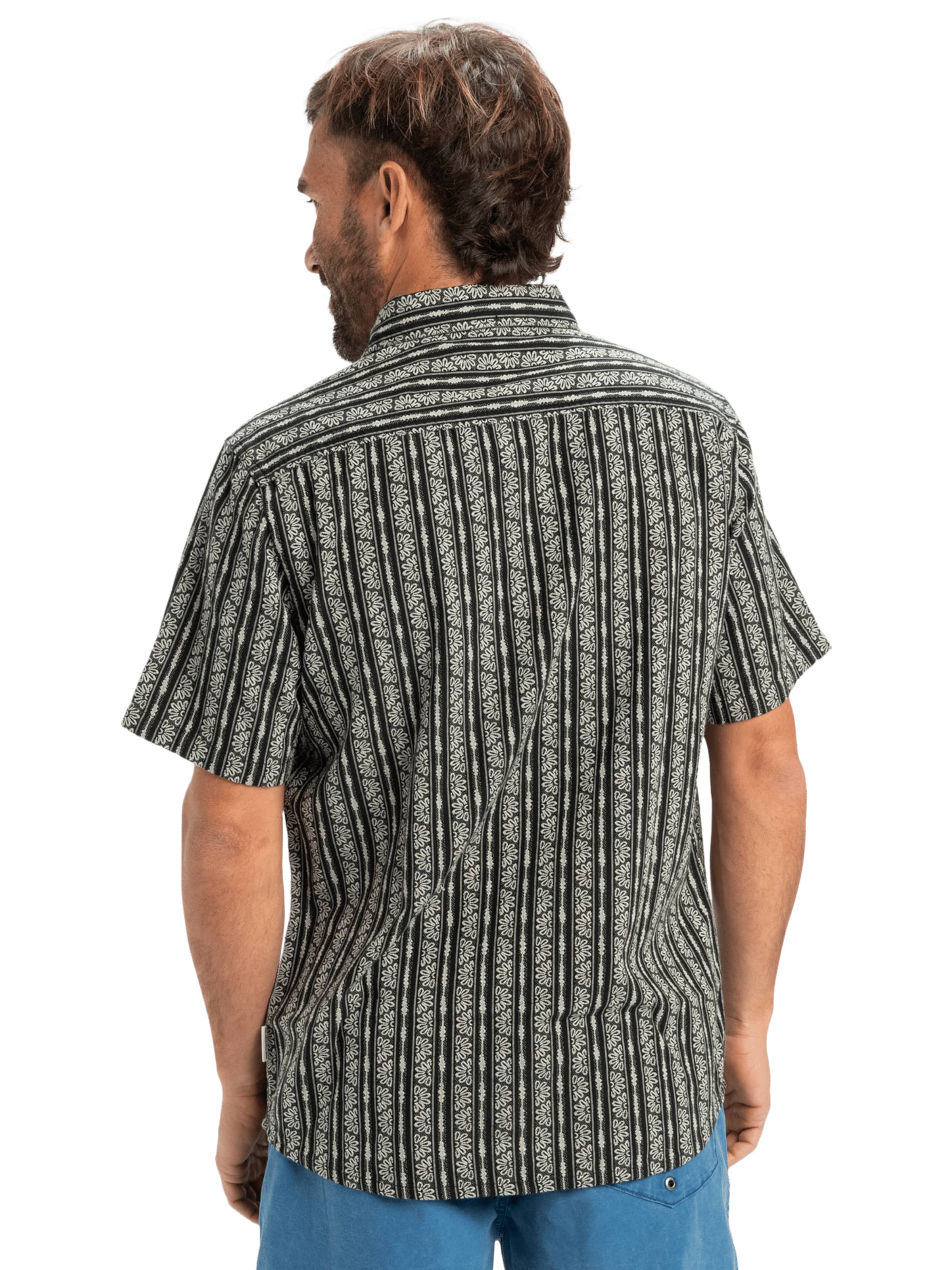 QUIKSILVER Regular fit Overhemd 'Street Way' in Zwart