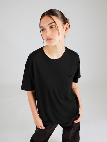 LTB T-shirt 'Yogapa' i svart: framsida