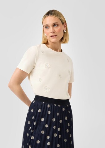 s.Oliver BLACK LABEL Shirt in Beige: front