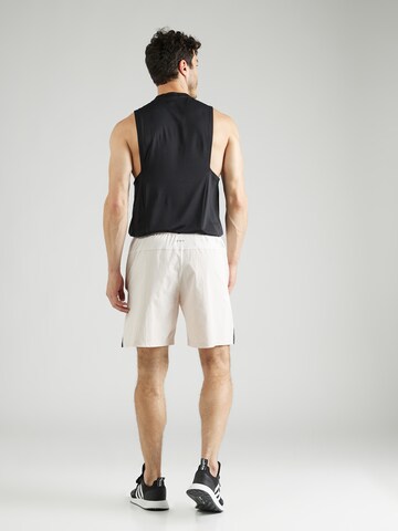 ADIDAS PERFORMANCE Regularen Športne hlače 'D4T Adistrong Workout' | bež barva