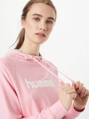 Hummel Спортивный свитшот в Ярко-розовый