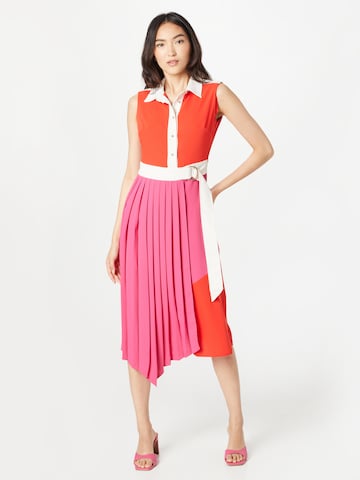 Karen Millen Košilové šaty – pink: přední strana