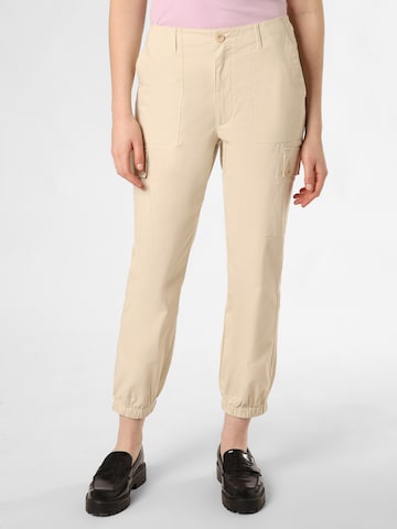 Franco Callegari Regular Cargo Pants in Beige: front