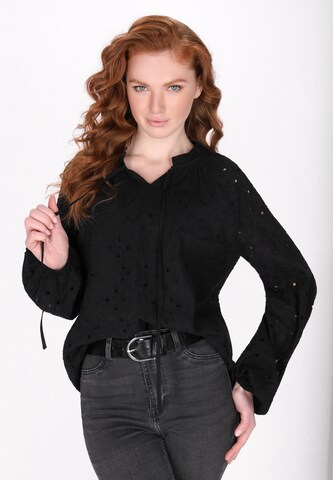DreiMaster Vintage Блузка в Черный: спереди