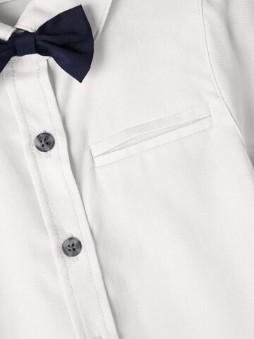 NAME IT Regular fit Button Up Shirt 'FUGL' in White