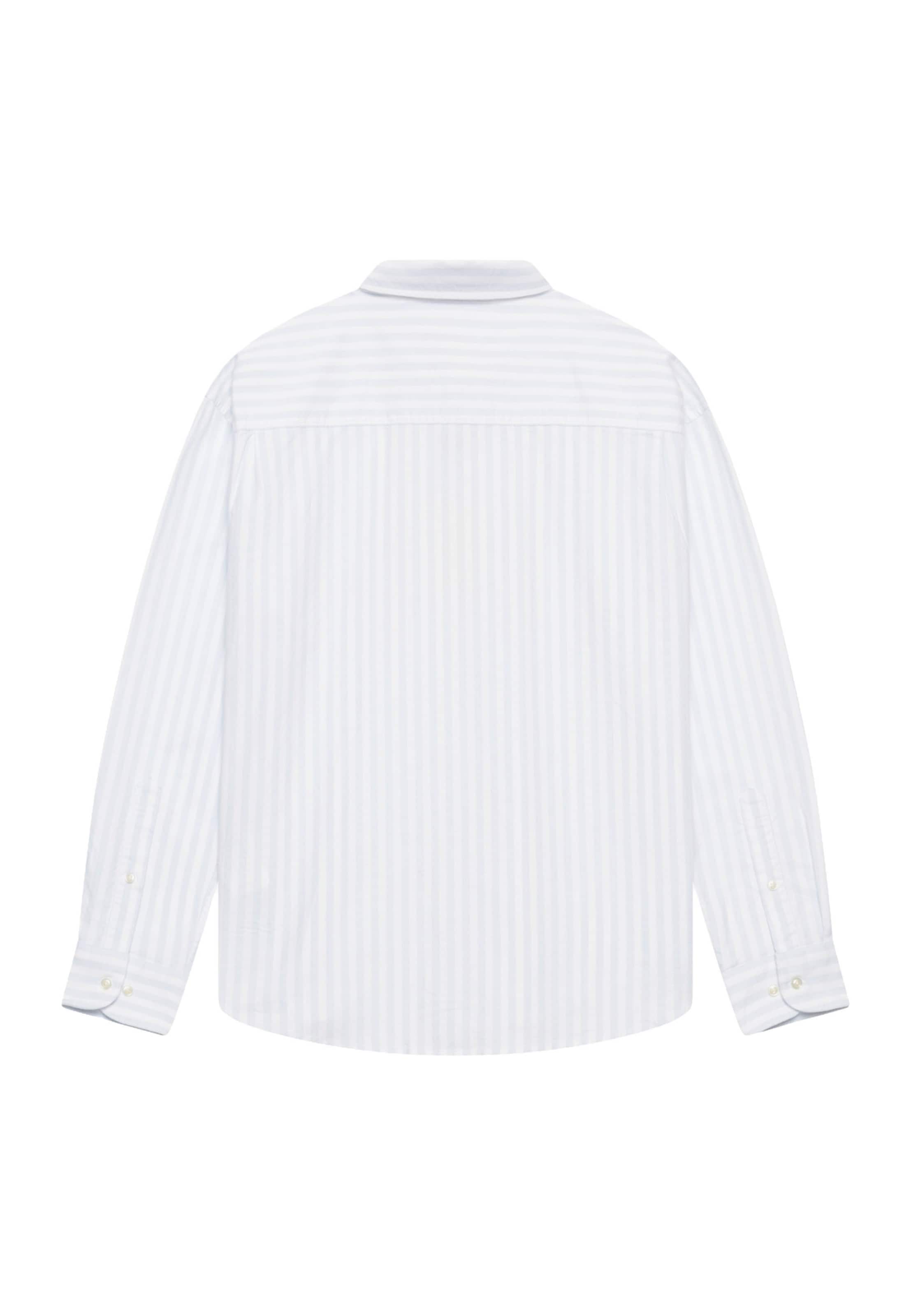 BLKVIS Comfort fit Button Up Shirt 'Script' in Blue