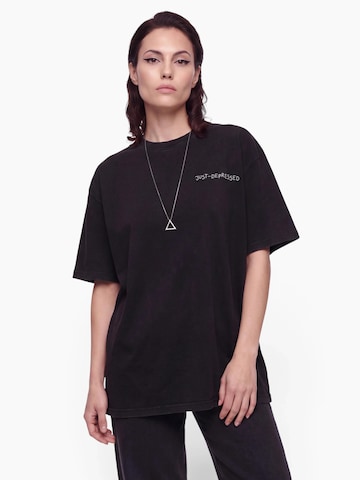 T-Shirt 'Overthinking - heavy T-Shirt 240GSM' JustDepressed Clothing en noir