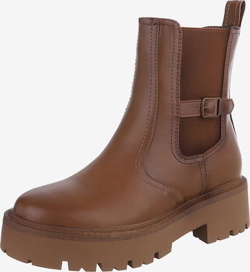 Ital-Design Chelsea Boots in Brown: front