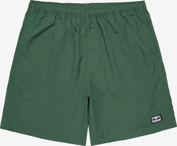 Obey Regular Workout Pants in Green: front