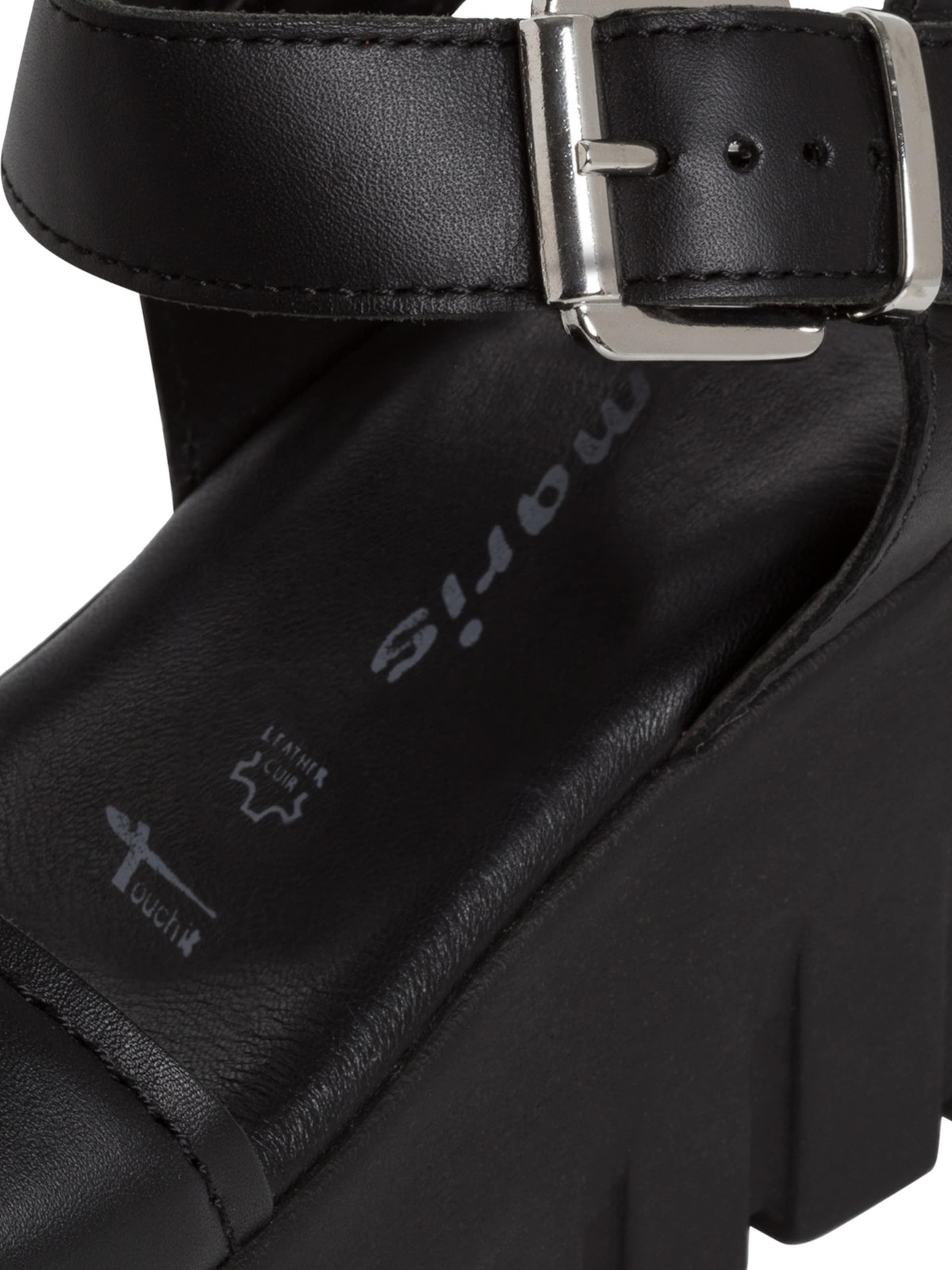 Sandales à lanières Tamaris en noir