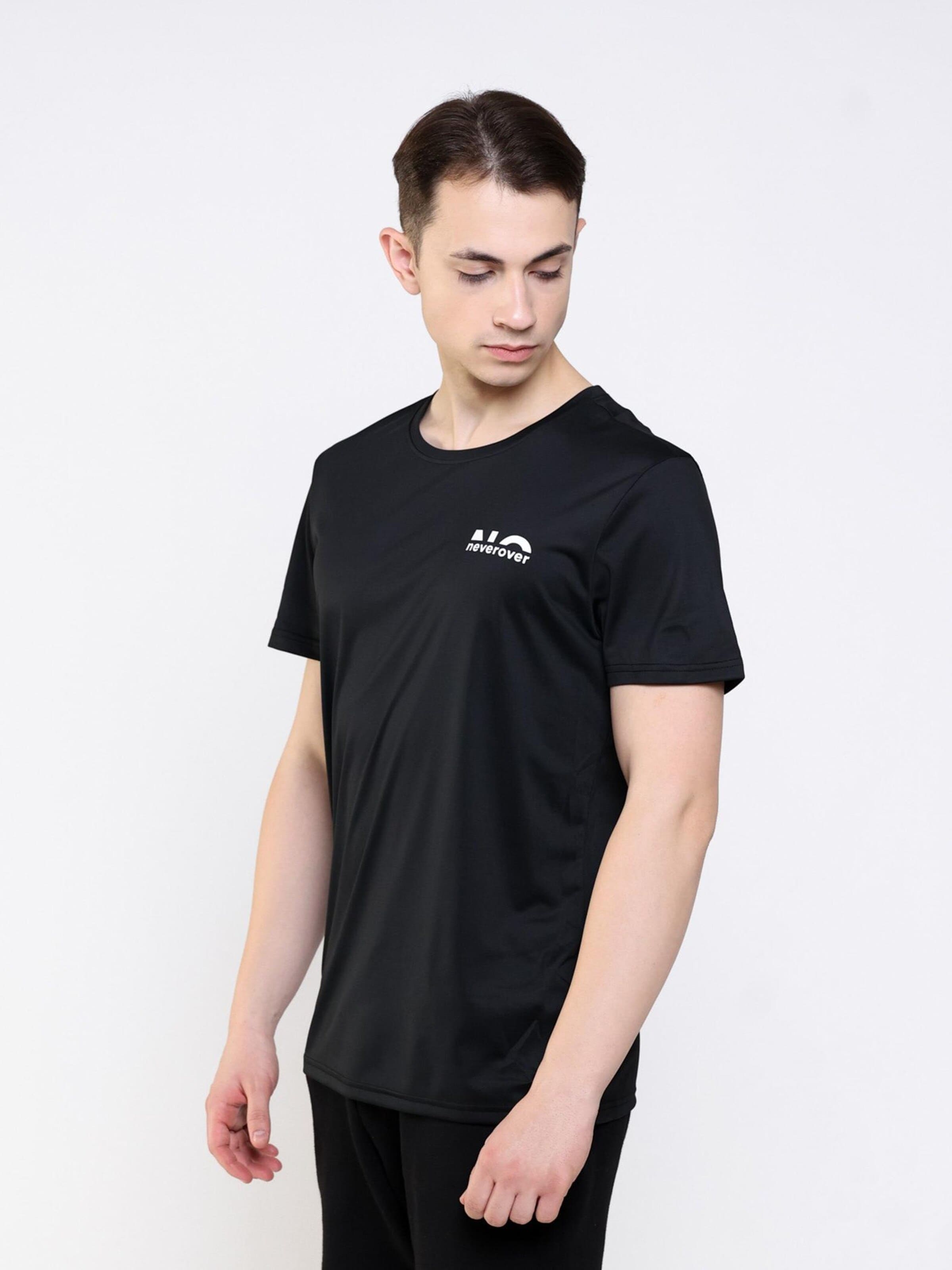 T-Shirt fonctionnel 'Men's Essential T-shirt' neverover en noir
