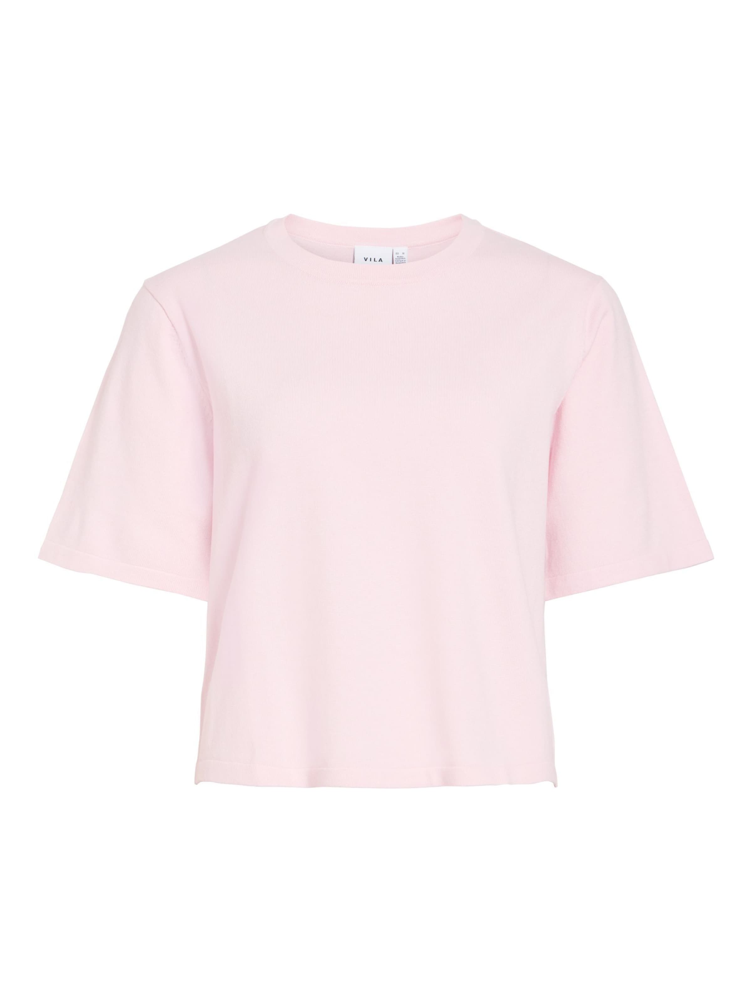 VILA Sweater 'VIMalu' in Pink: front
