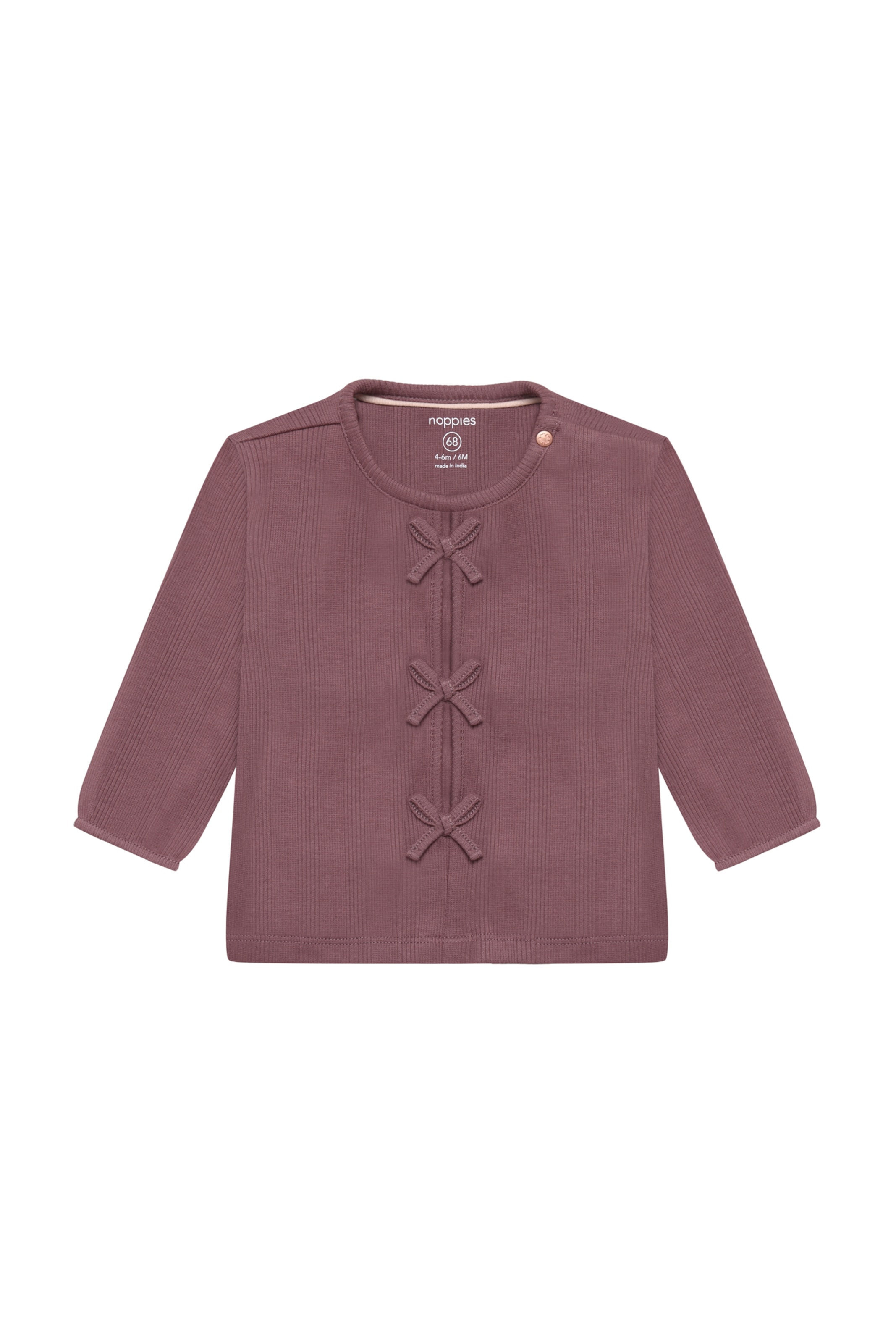 Noppies Shirt in Roze: voorkant