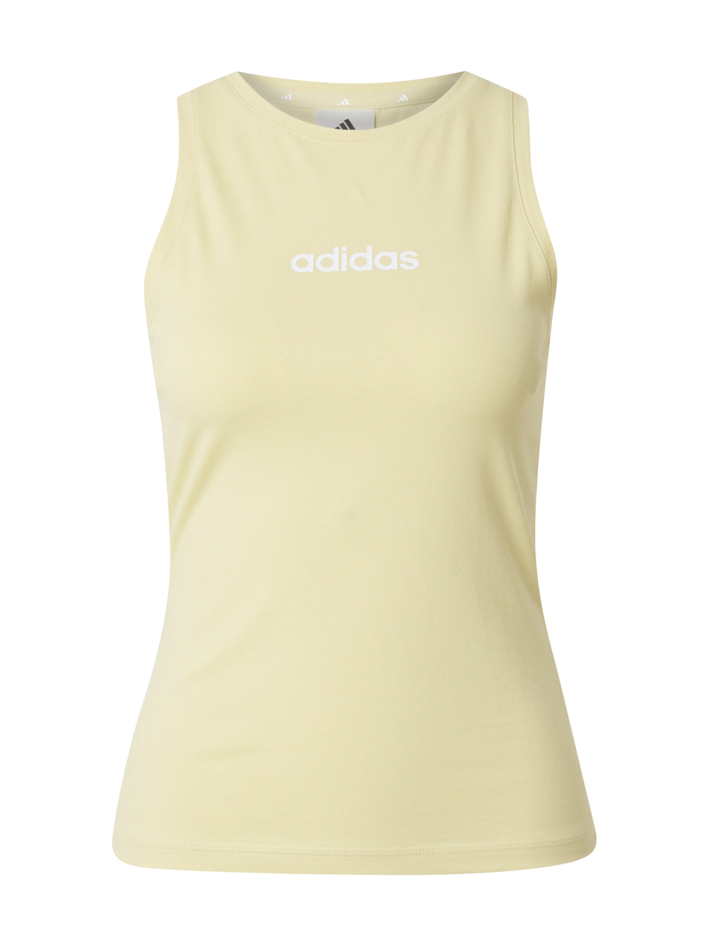 geltona ADIDAS SPORTSWEAR Sportiniai marškinėliai be rankovių 'Essentials': priekis