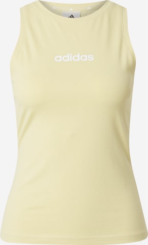 ADIDAS SPORTSWEAR Спортивный топ 'Essentials' в Желтый: спереди