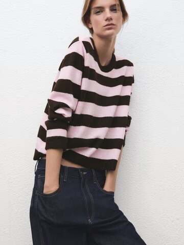 MANGO Pullover 'ARBOL' i pink: forside
