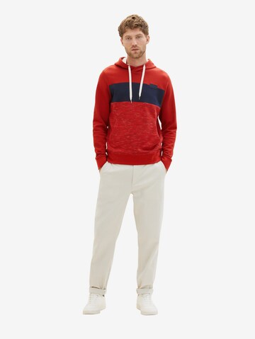 TOM TAILOR Sweatshirt in Rot