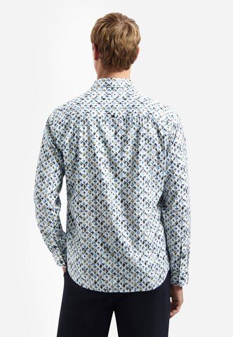 No Excess Regular fit Button Up Shirt in Blue
