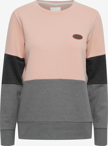 Oxmo Sweatshirt 'Trine' in Grijs: voorkant