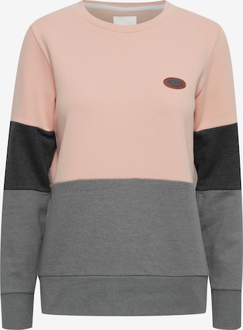 Oxmo Sweatshirt 'Trine' in Grijs: voorkant