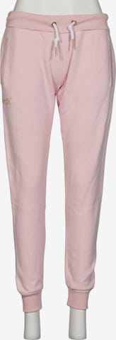 Superdry Stoffhose L in Pink: Vorderseite