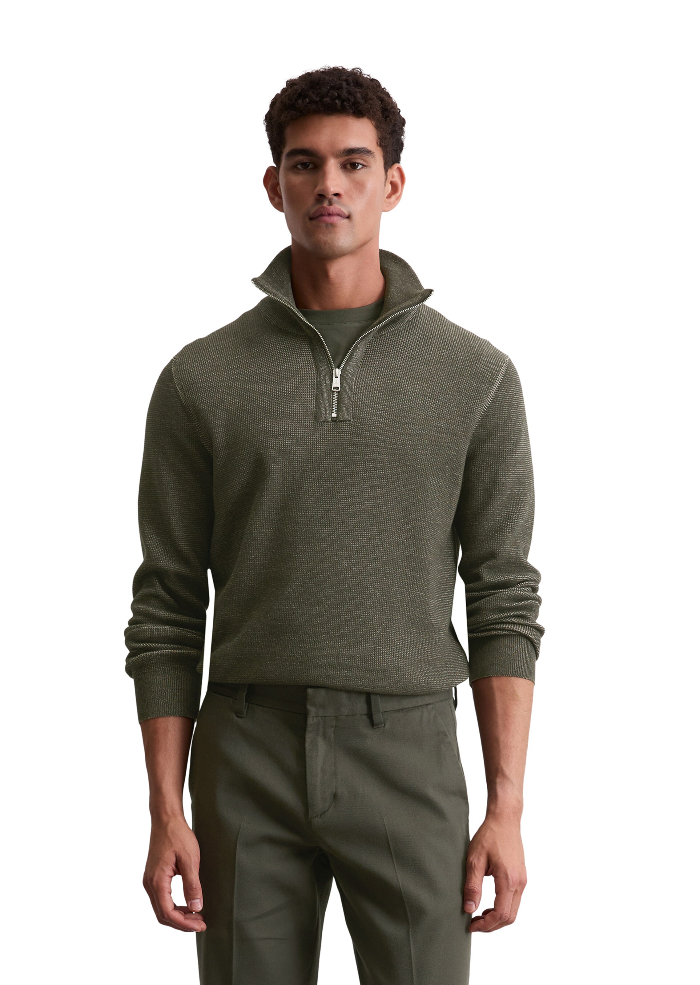 Marc O'Polo Sweater in Green: front