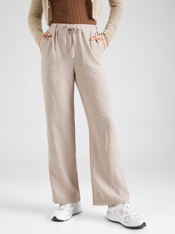 PIECES - Pierna ancha Pantalón 'MADDIE' en gris: frente