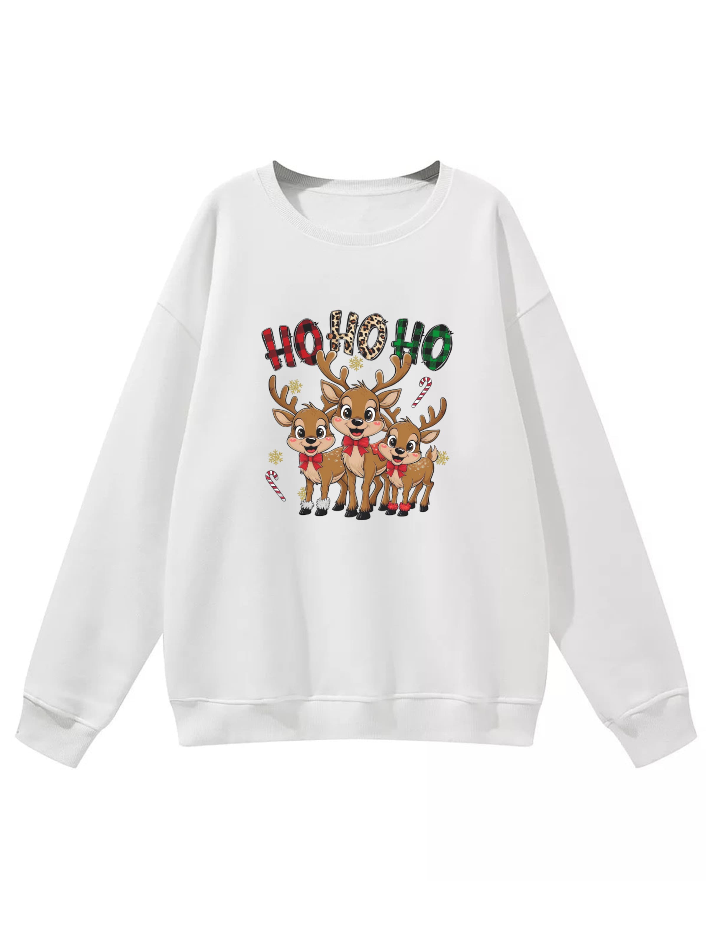 GORHEY Sweatshirt in Wit: voorkant