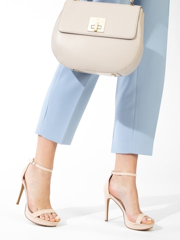 Celena Sandaal 'Crystal' in Beige: voorkant