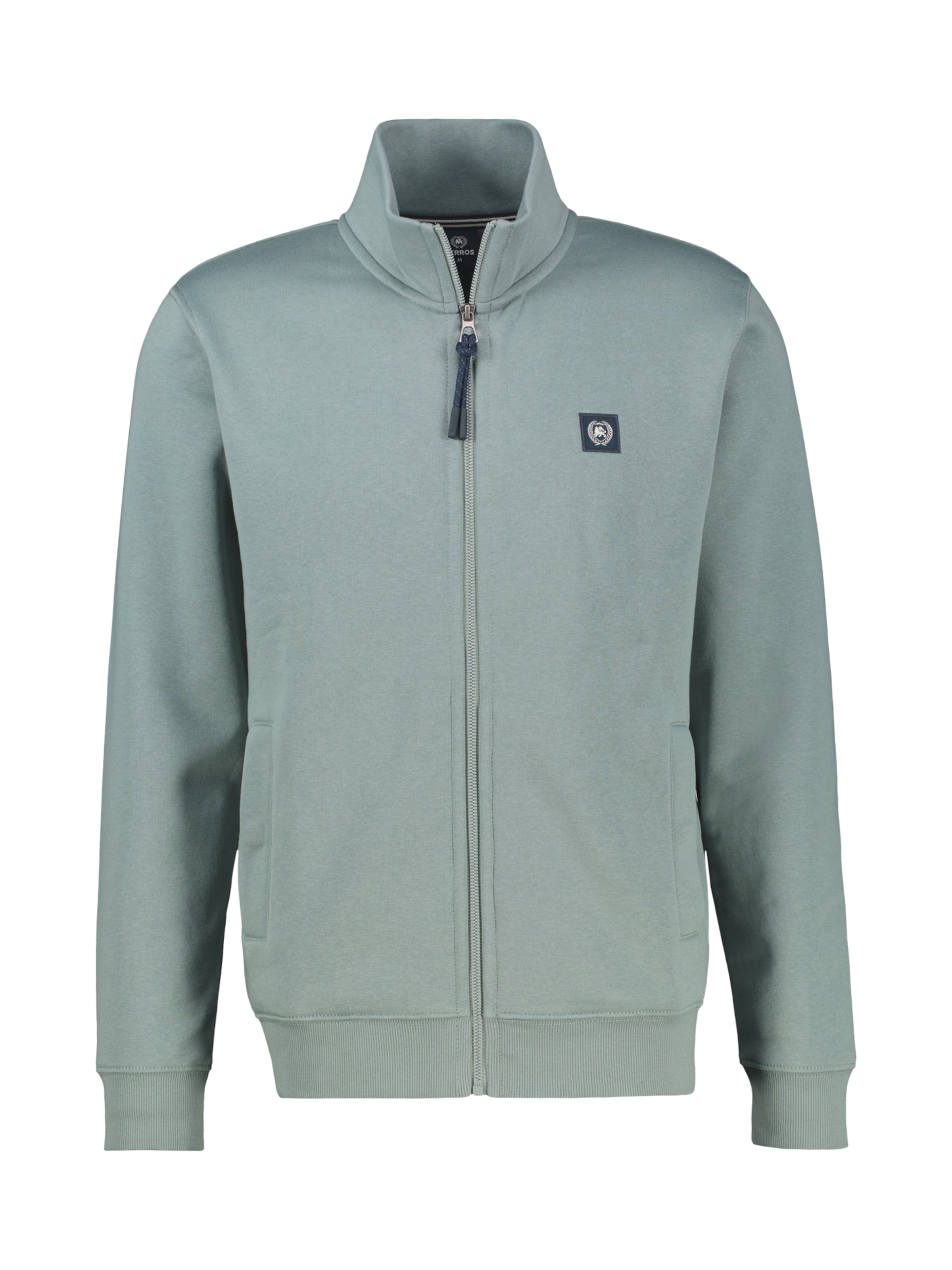 LERROS Sweatvest in Grijs: voorkant