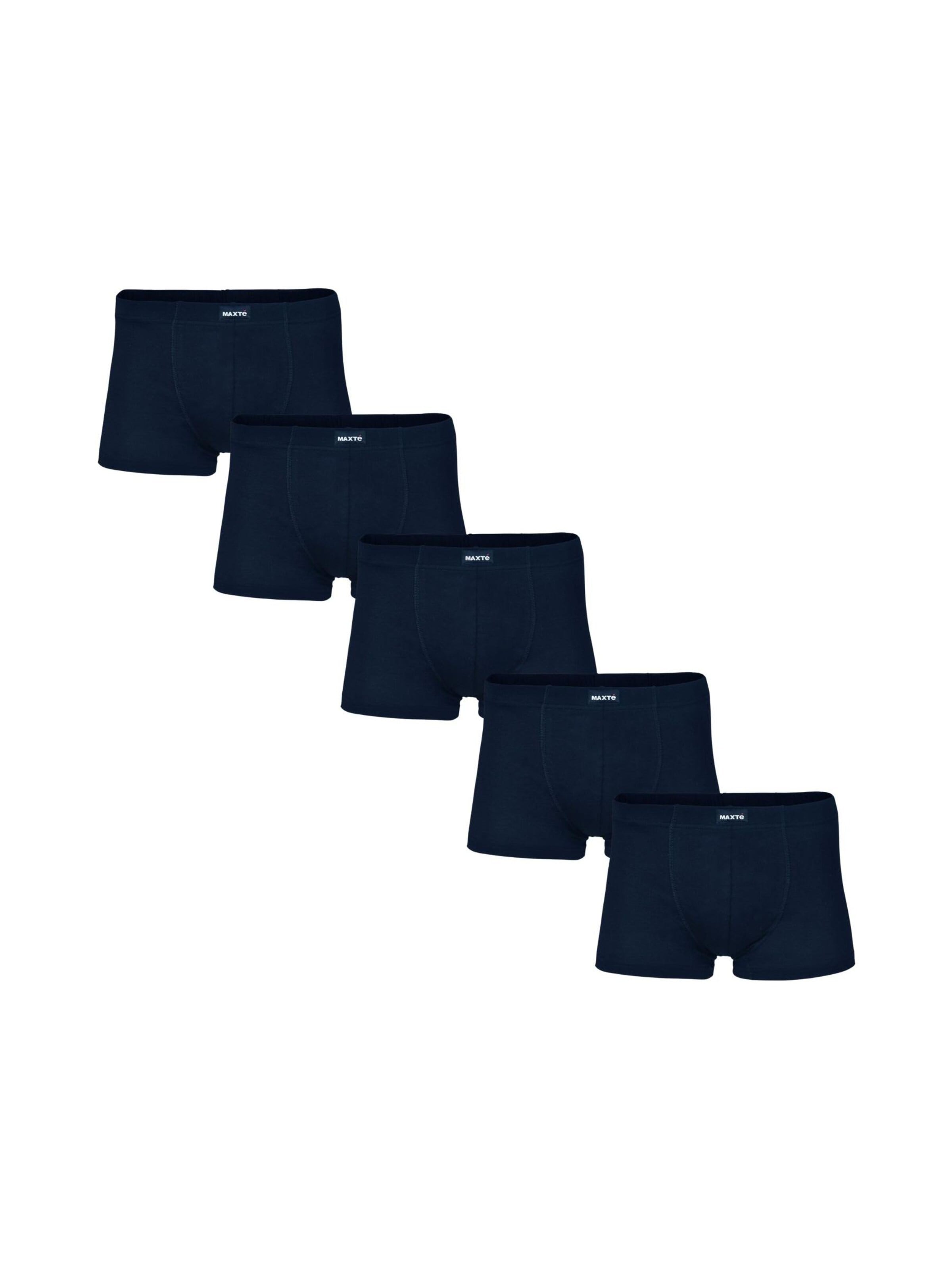 Maxte Boxershorts 'BASIC MAX Boxershorts 5er Pack'‌‌‌‌‌‌‌‌‌‌ in Blau: Vorderseite