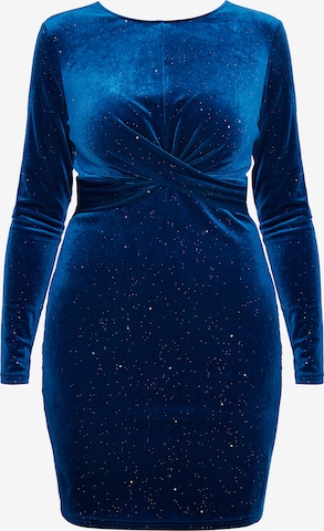 Robe faina en bleu : devant