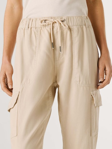 Loosefit Pantalon cargo Pepe Jeans en beige