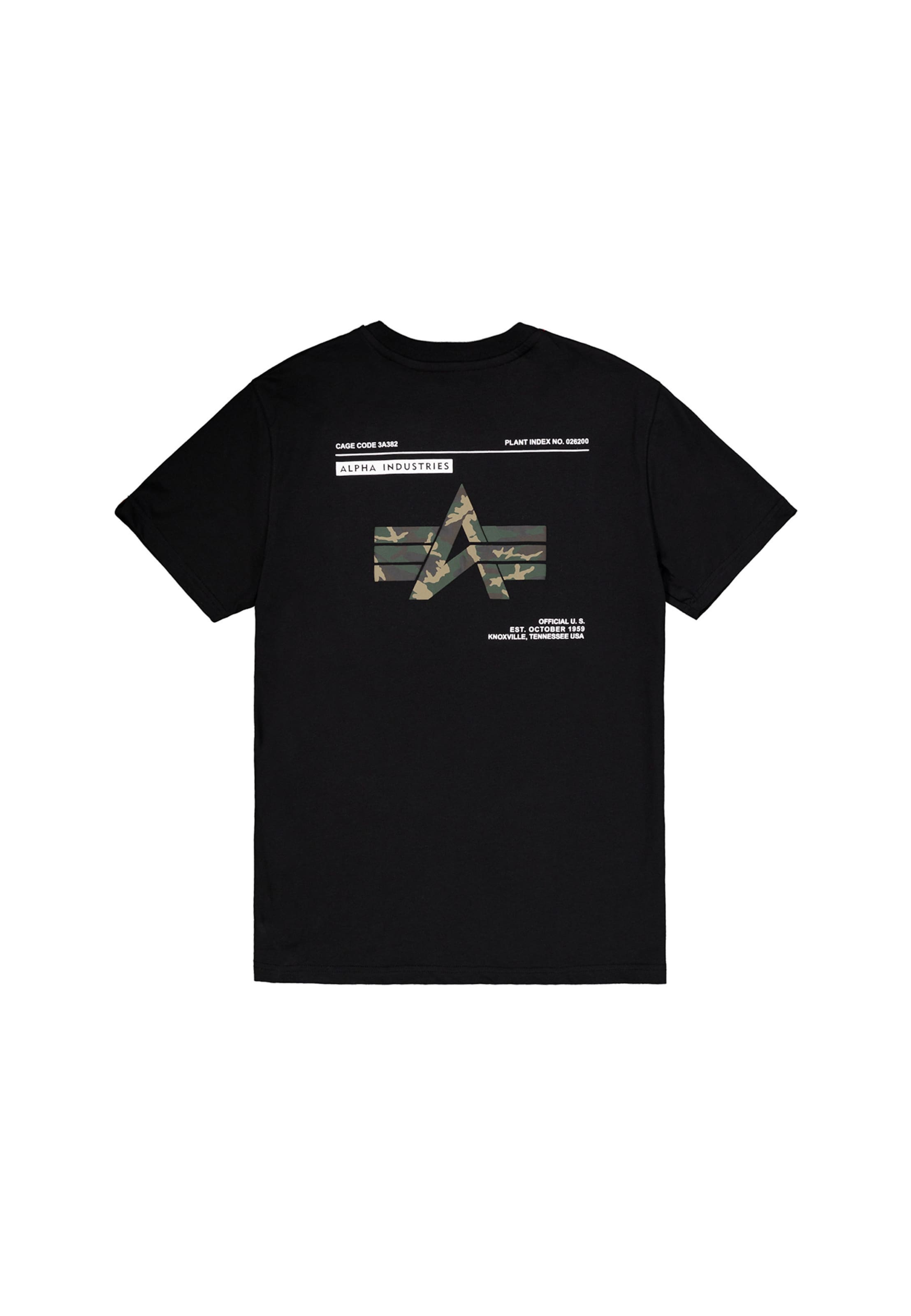 ALPHA INDUSTRIES - Camiseta en negro