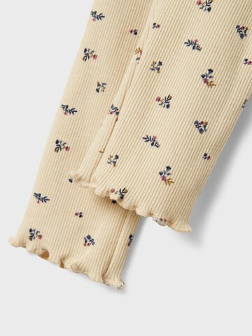 NAME IT Skinny Leggings 'NBFOLINNE' in Beige