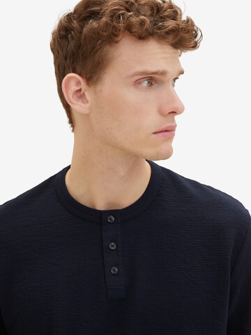 TOM TAILOR Shirt in Blau