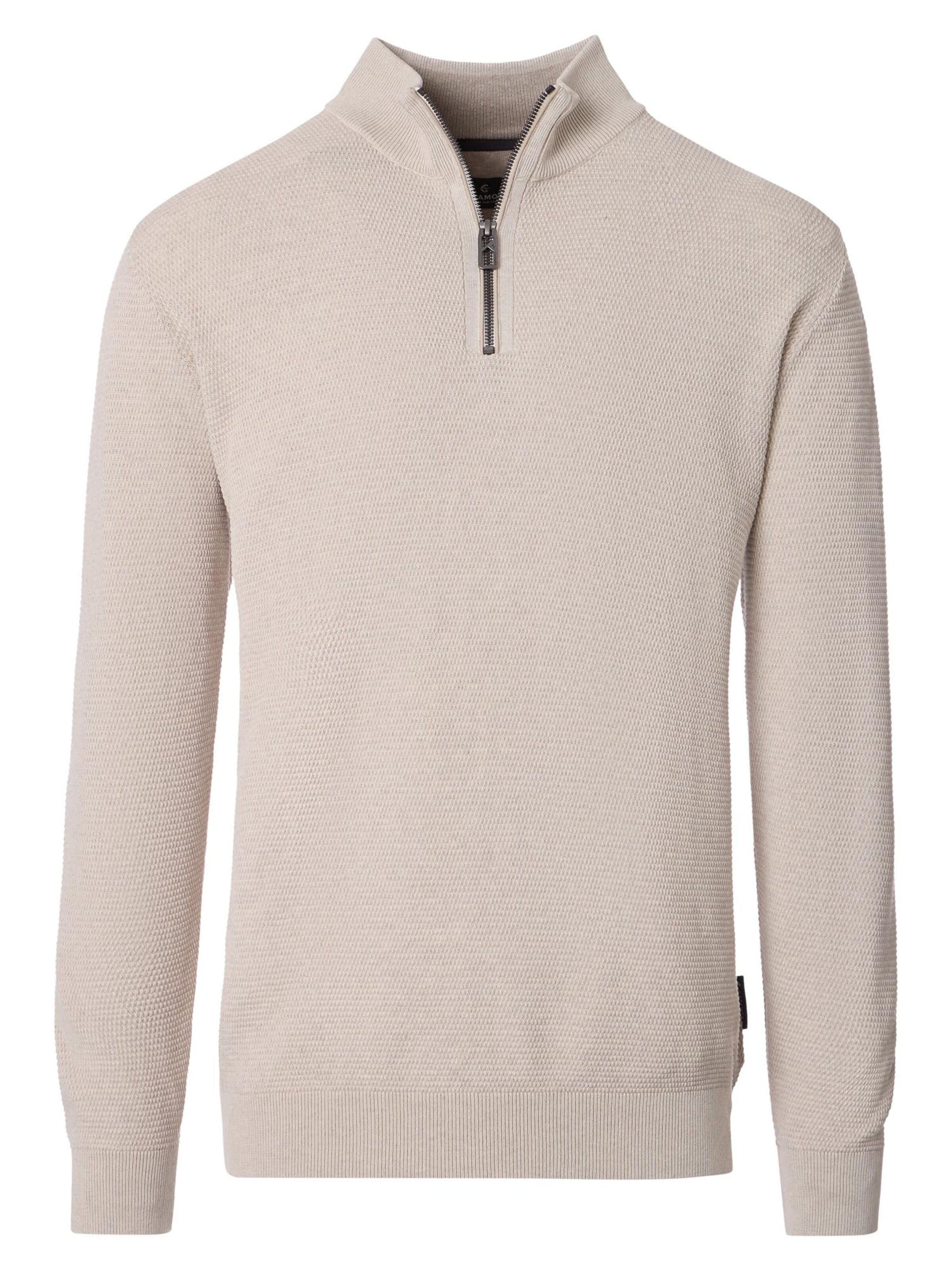 CASAMODA Sweater 'Basic' in Beige: front
